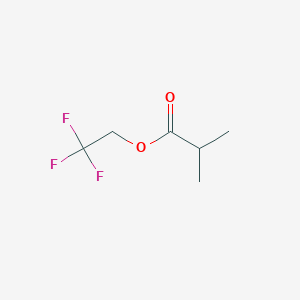 molecular formula C6H9F3O2 B178035 Propanoic acid, 2-methyl-, 2,2,2-trifluoroethyl ester CAS No. 102096-25-3