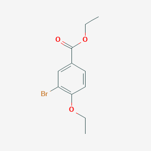 molecular formula C11H13BrO3 B178042 Ethyl 3-bromo-4-ethoxybenzoate CAS No. 875846-59-6