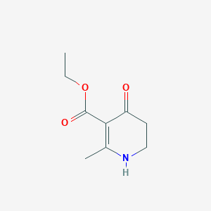 molecular formula C9H13NO3 B178045 Ethyl 2-methyl-4-oxo-1,4,5,6-tetrahydropyridine-3-carboxylate CAS No. 13081-75-9