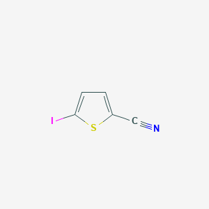 molecular formula C5H2INS B178046 5-Iodothiophene-2-carbonitrile CAS No. 18945-81-8