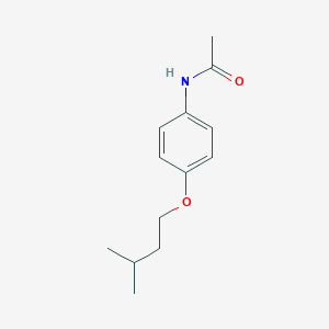 molecular formula C13H19NO2 B178047 N-[4-(3-methylbutoxy)phenyl]acetamide CAS No. 81928-78-1