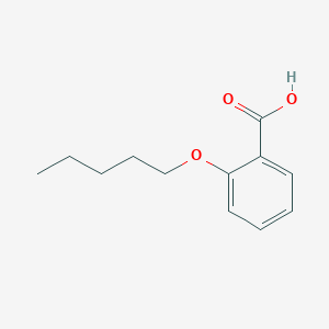 molecular formula C12H16O3 B178049 2-(Pentyloxy)benzoic acid CAS No. 2200-82-0