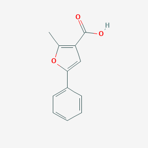 molecular formula C12H10O3 B017805 2-甲基-5-苯基呋喃-3-羧酸 CAS No. 108124-17-0