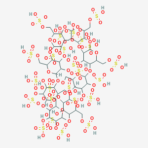 molecular formula C48H80O112S24 B178065 gamma-Cyclodextrin sulfate CAS No. 126881-41-2