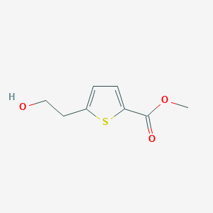 molecular formula C8H10O3S B178111 Methyl 5-(2-hydroxyethyl)thiophene-2-carboxylate CAS No. 160744-13-8