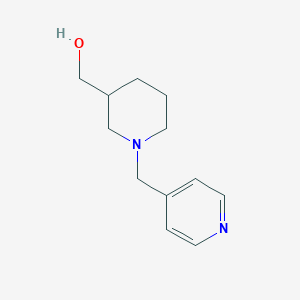 molecular formula C12H18N2O B178128 (1-Pyridin-4-ylmethyl-piperidin-3-yl)-methanol CAS No. 174560-96-4