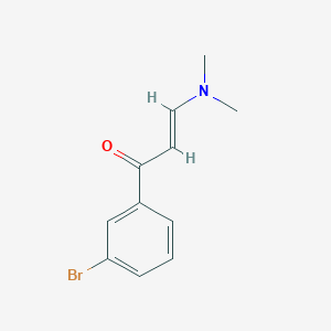 molecular formula C11H12BrNO B178131 1-(3-溴苯基)-3-(二甲氨基)丙-2-烯-1-酮 CAS No. 1203648-40-1