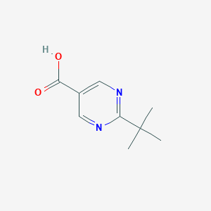 molecular formula C9H12N2O2 B178132 2-Tert-butylpyrimidine-5-carboxylic acid CAS No. 126230-73-7