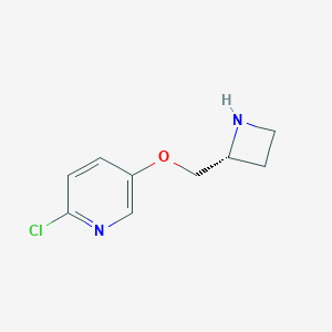 molecular formula C9H11ClN2O B178171 Tebanicline CAS No. 198283-73-7