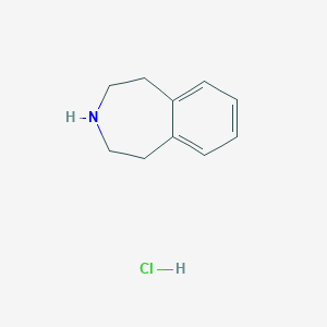 molecular formula C10H14ClN B178193 2,3,4,5-四氢-1H-苯并[D]氮杂卓盐酸盐 CAS No. 17379-01-0
