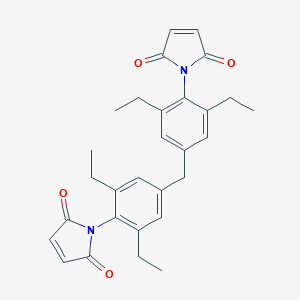 molecular formula C29H30N2O4 B017823 1-[4-[[4-(2,5-Dioxopyrrol-1-yl)-3,5-diethylphenyl]methyl]-2,6-diethylphenyl]pyrrole-2,5-dione CAS No. 105357-12-8