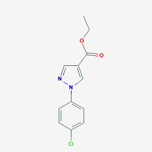 molecular formula C12H11ClN2O2 B178246 1-(4-氯苯基)-1H-吡唑-4-羧酸乙酯 CAS No. 110821-33-5