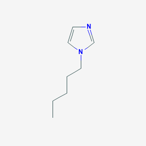 molecular formula C8H14N2 B178258 1-戊基-1H-咪唑 CAS No. 19768-54-8
