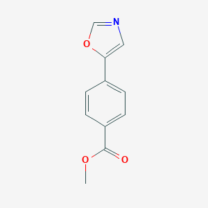 molecular formula C11H9NO3 B178259 Methyl 4-(1,3-oxazol-5-yl)benzoate CAS No. 179057-14-8