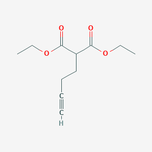 molecular formula C11H16O4 B178274 Diethyl 2-(but-3-yn-1-yl)malonate CAS No. 117500-15-9