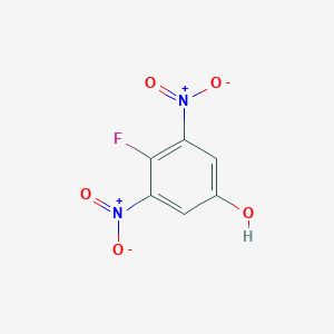 molecular formula C6H3FN2O5 B178321 4-Fluoro-3,5-dinitrophenol CAS No. 151222-64-9