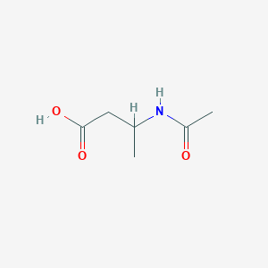 molecular formula C6H11NO3 B178368 3-乙酰氨基丁酸 CAS No. 136781-39-0