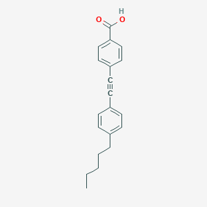 molecular formula C20H20O2 B178383 4-((4-Pentylphenyl)ethynyl)benzoic acid CAS No. 109083-03-6