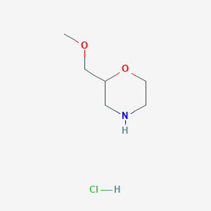 molecular formula C6H14ClNO2 B178433 2-(甲氧基甲基)吗啉盐酸盐 CAS No. 144053-99-6