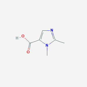 molecular formula C6H8N2O2 B178444 1,2-二甲基-1H-咪唑-5-羧酸 CAS No. 122222-09-7