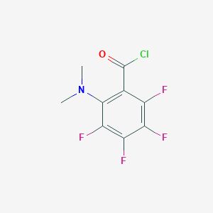 B178457 2-(Dimethylamino)-3,4,5,6-tetrafluorobenzoyl chloride CAS No. 114373-10-3