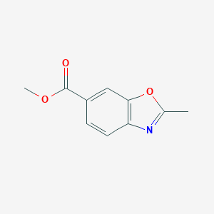 molecular formula C10H9NO3 B178514 甲基2-甲基苯并[d]噁唑-6-羧酸甲酯 CAS No. 136663-23-5