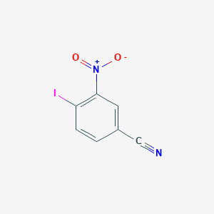 molecular formula C7H3IN2O2 B178522 4-碘-3-硝基苯甲腈 CAS No. 101420-79-5