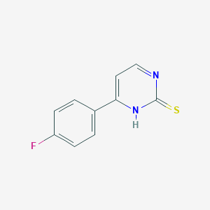 B178525 4-(4-Fluorophenyl)-2-pyrimidinethiol CAS No. 155957-43-0