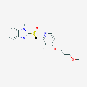 molecular formula C18H21N3O3S B178539 (S)-雷贝拉唑 CAS No. 177795-59-4