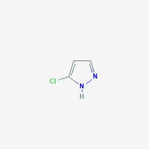 molecular formula C3H3ClN2 B178544 3-氯-1H-吡唑 CAS No. 14339-33-4