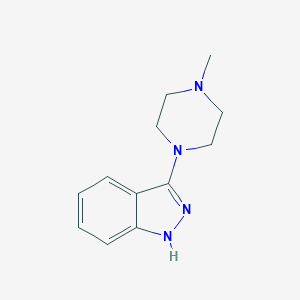 B178545 3-(4-Methylpiperazin-1-YL)-1H-indazole CAS No. 131634-01-0