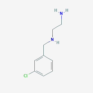 molecular formula C9H13ClN2 B178548 N-(3-氯苄基)乙烷-1,2-二胺 CAS No. 102450-75-9