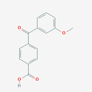 molecular formula C15H12O4 B017862 4-(3-甲氧基苯甲酰)苯甲酸 CAS No. 156727-76-3