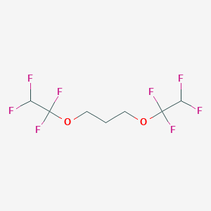 molecular formula C7H8F8O2 B178625 1,3-双(1,1,2,2-四氟乙氧基)丙烷 CAS No. 138845-14-4