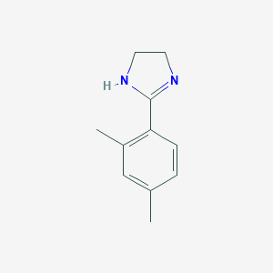 B178650 2-(2,4-dimethylphenyl)-4,5-dihydro-1H-imidazole CAS No. 124730-02-5