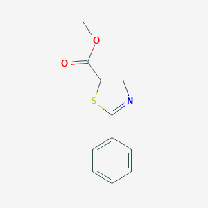molecular formula C11H9NO2S B178707 Methyl 2-phenylthiazole-5-carboxylate CAS No. 172678-68-1