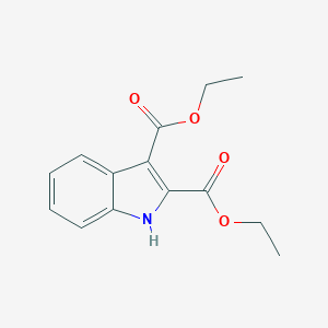 molecular formula C14H15NO4 B178721 Diethyl 1H-indole-2,3-dicarboxylate CAS No. 128942-88-1