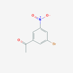 molecular formula C8H6BrNO3 B178724 1-(3-Bromo-5-nitrophenyl)ethanone CAS No. 127413-59-6