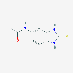 molecular formula C9H9N3OS B178739 N-(2-sulfanyl-1H-benzimidazol-5-yl)acetamide CAS No. 84445-90-9