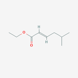 molecular formula C9H16O2 B017875 Ethyl 5-methylhex-2-enoate CAS No. 34993-63-0