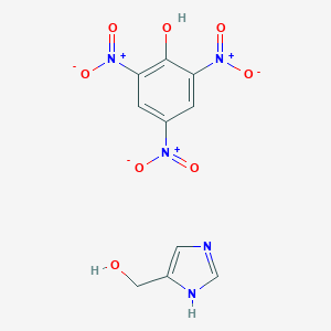 molecular formula C10H9N5O8 B017880 Imidazole-4-methanol monopicrate CAS No. 6293-52-3