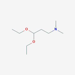 molecular formula C9H21NO2 B178806 3,3-Diethoxy-N,N-dimethylpropan-1-amine CAS No. 16851-30-2