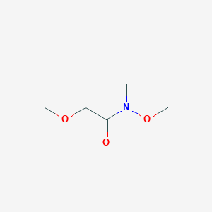 molecular formula C5H11NO3 B178809 N,2-dimethoxy-N-methylacetamide CAS No. 132289-57-7