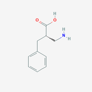 molecular formula C10H13NO2 B178818 (S)-3-Amino-2-benzylpropanoic acid CAS No. 131683-27-7