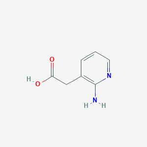 molecular formula C7H8N2O2 B178834 2-(2-Aminopyridin-3-yl)acetic acid CAS No. 101860-97-3