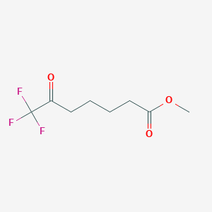 molecular formula C8H11F3O3 B178837 Methyl 7,7,7-trifluoro-6-oxoheptanoate CAS No. 141023-00-9