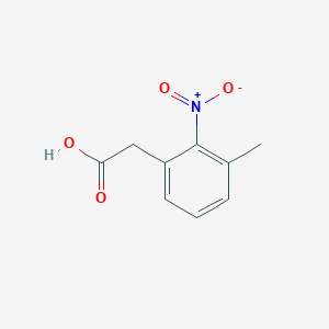 molecular formula C9H9NO4 B178851 3-Methyl-2-nitrophenylacetic acid CAS No. 18710-86-6