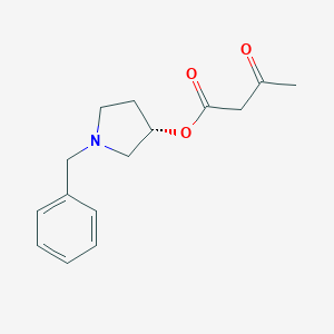 B178864 [(3S)-1-Benzylpyrrolidin-3-yl] 3-oxobutanoate CAS No. 101930-01-2