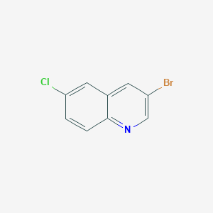 molecular formula C9H5BrClN B178866 3-Bromo-6-chloroquinoline CAS No. 13669-65-3