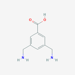 molecular formula C9H12N2O2 B017888 3,5-Bis(aminomethyl)benzoic acid CAS No. 105995-43-5